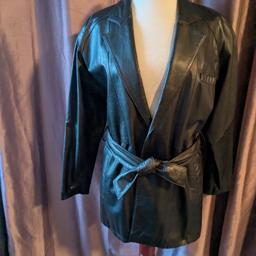 Women's Black Leather Jacket